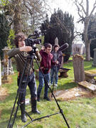 Behind the scenes photos from the making of Yird Swine