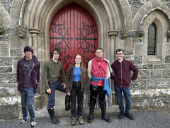 Behind the scenes photos from the making of Yird Swine